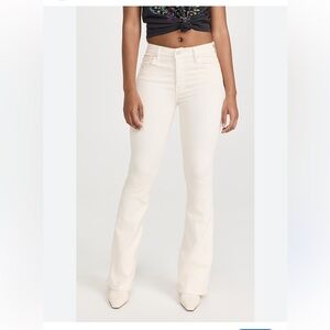 Mother weekender sneak flare jeans  play date mid rise stretch size 32 NWT